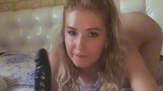 blowjob from hot blonde! this will surprise you