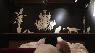 Japanese woman gets cummed on by cunnilingus