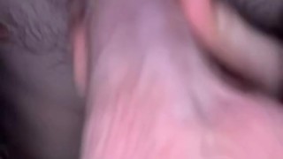 Sucking and edging my own cock