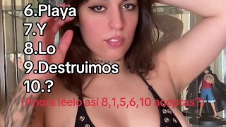 sensual chica juguetona