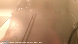 🎬 TRAILER: Steamy Midnight Shower - His Cum Is The Best Soap For My Soft Skin 💦🍑🖤