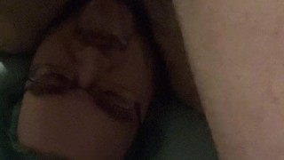 another quick self facial cum on face