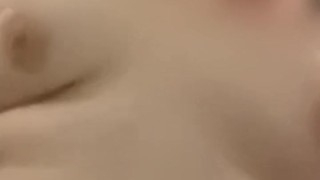 Curly hair GIRL FROM TINDER is very shy because I filmed how I fucked her fat pussy