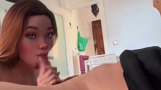  Me coji a una muñequita animada 