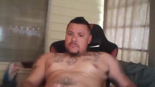 Hot Latino Thug Fucking Pocket Pussy and Cumming On Himself
