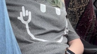 Risky Roadside Rub – I Got So Wet 😳💦