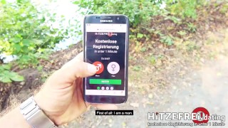 Hot Outdoor Sex With Curvy German Blonde Milf