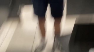 Cute latino twink flexing his body and dick