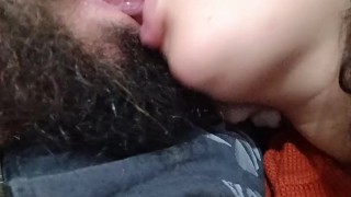 the hottest and naughtiest kiss in porn, kiss fetish, kiss amsr, pov kiss, tongue with tongue🫦💦😋