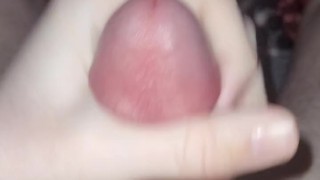 When my dick gets hard, I stroke it til I cum