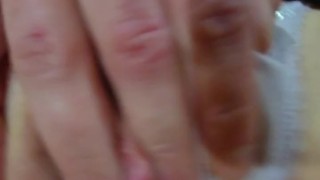 He leaves a huge creampie in cheating wifes pussy