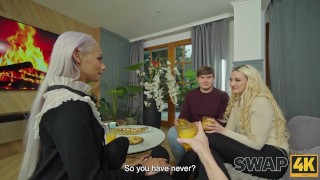 SWAP4K. 3,2,1, THREESOME BANG!