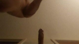 Handsome Daddy Having A Hard Time Fucking Himself In His Tight Ass With Huge long Thick Dildo