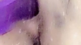 Playing with wet pussy