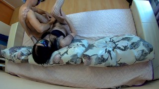 Wife easily endures casting with young fucker