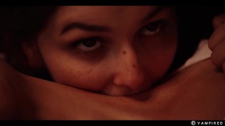 Nerdy Vampire Leana Lovings Bites Rikako Katayama - Asian Babe Transforms into Pussy Craving Lesbian