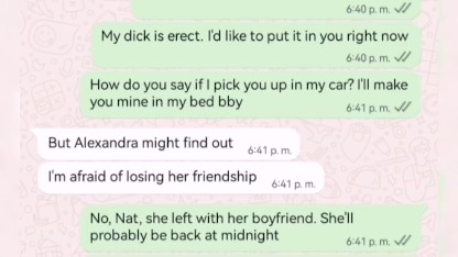 Hot chat with my daughter's best friend 🔥