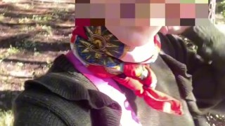 Forest Walk & Masturbation Compilation: Redhead Touches Herself Among The Pines