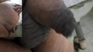 Overinflated I start to cum air!!!